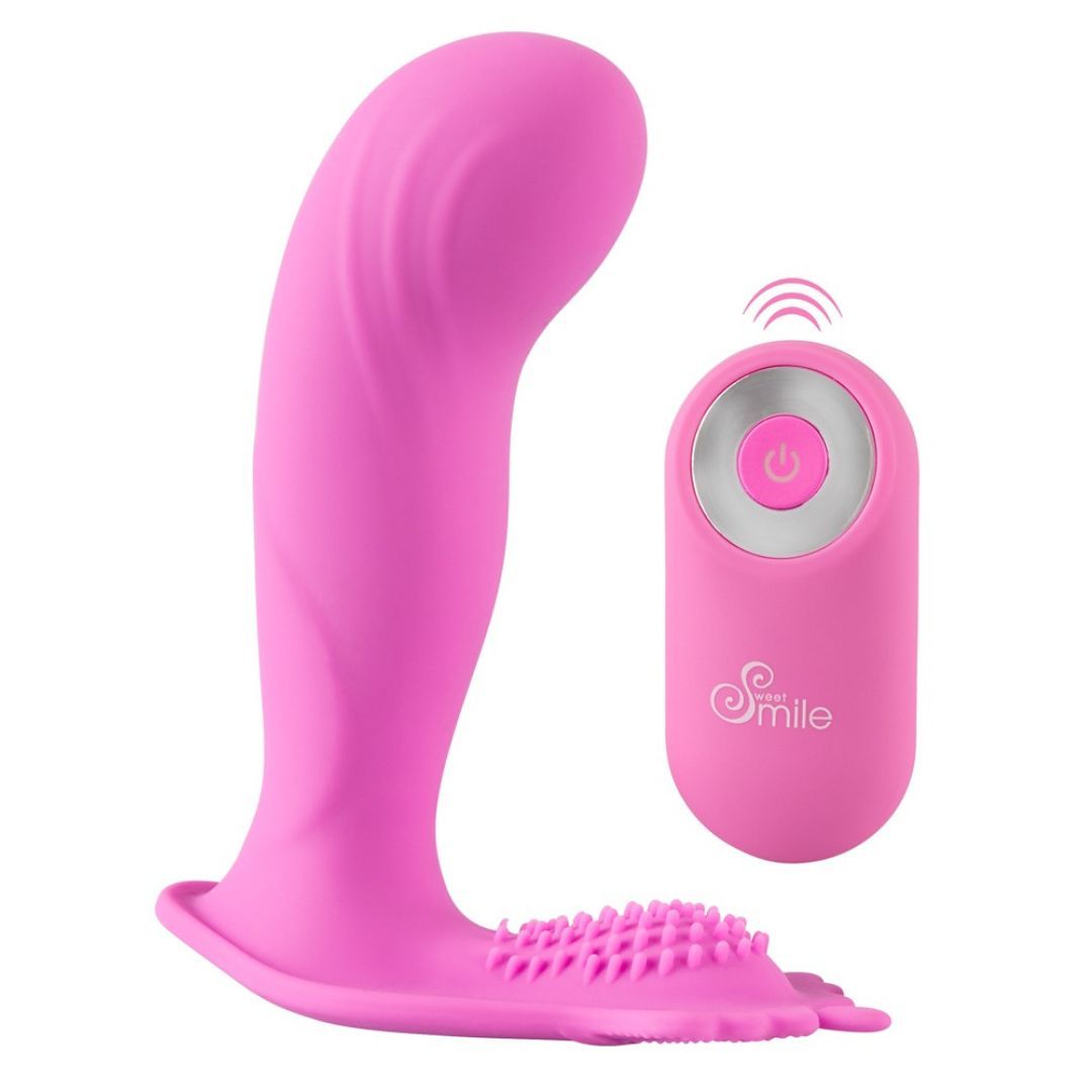 Vibrator 'RC G-Spot Panty Vibe“ | 10 Vibrationsmodi, im Slip tragbar | Sweet Smile