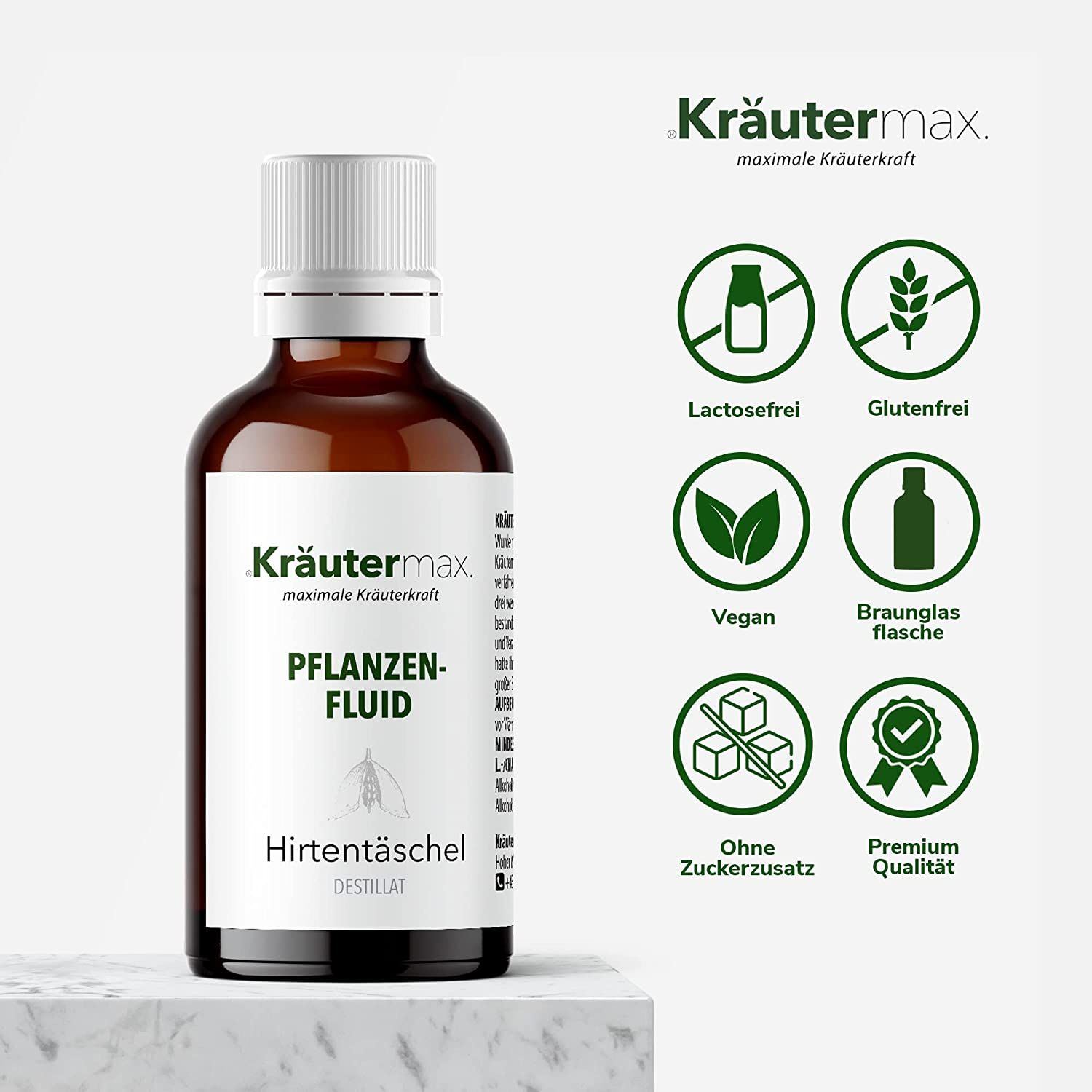 Kräutermax Pflanzenfluid Hirtentäschel Tropfen