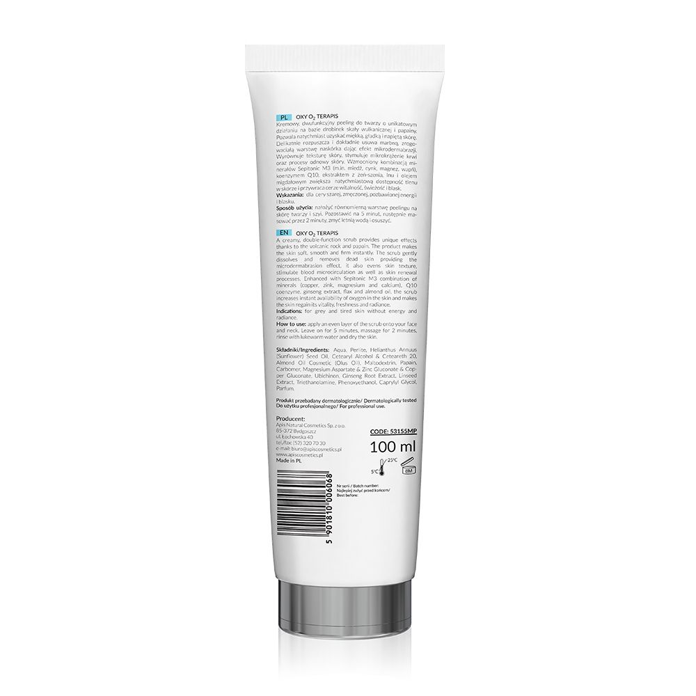APIS Oxy O2, Oxygenierendes Peeling