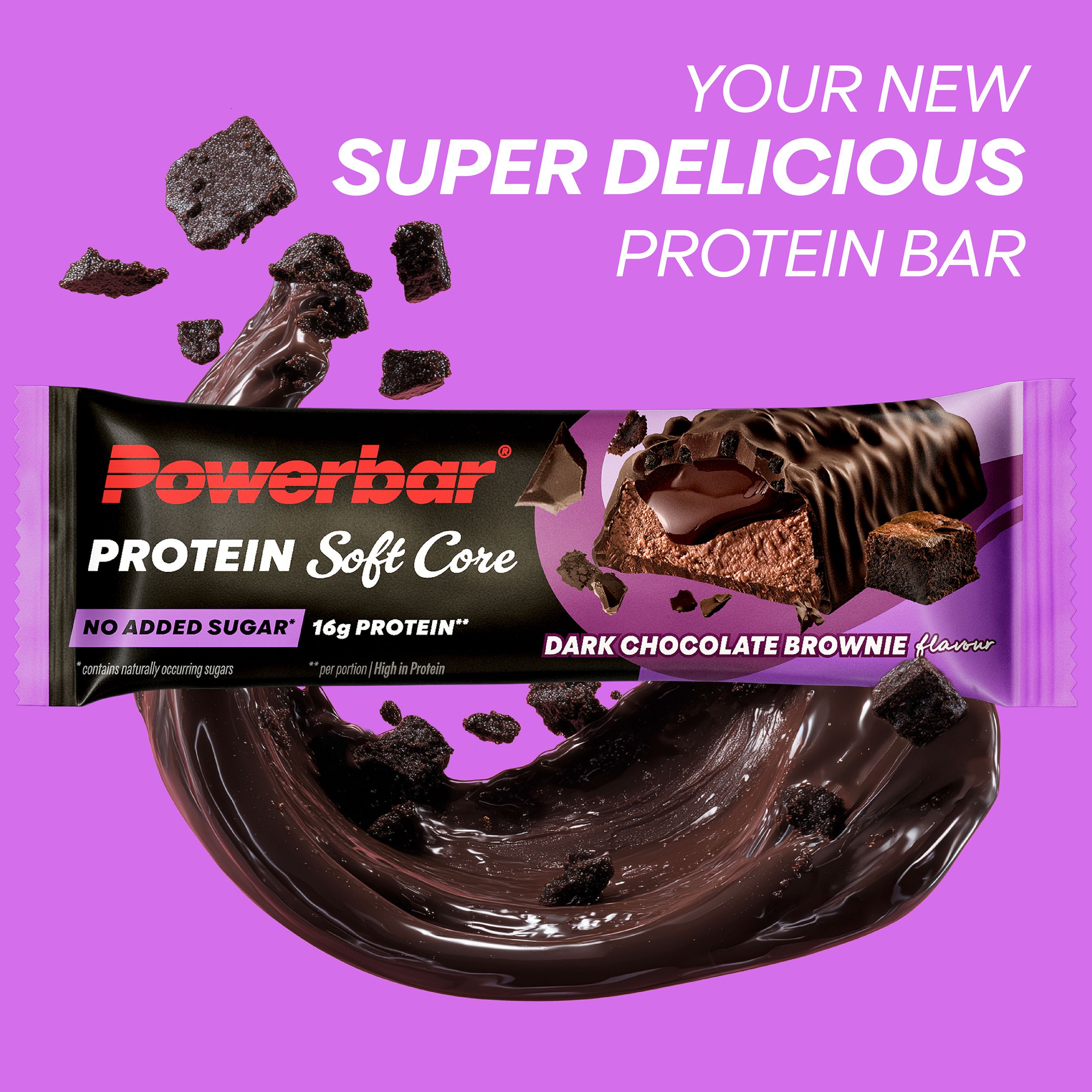 POWERBAR Soft Core Dark Chocolate Brownie