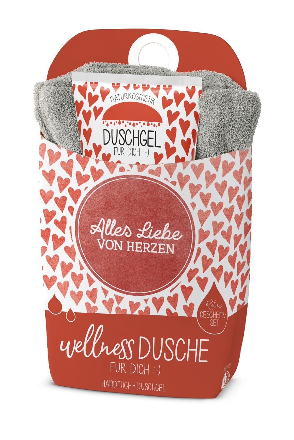 LaVida - Geschenk-Set Wellnessdusche - Alles Liebe von Herzen