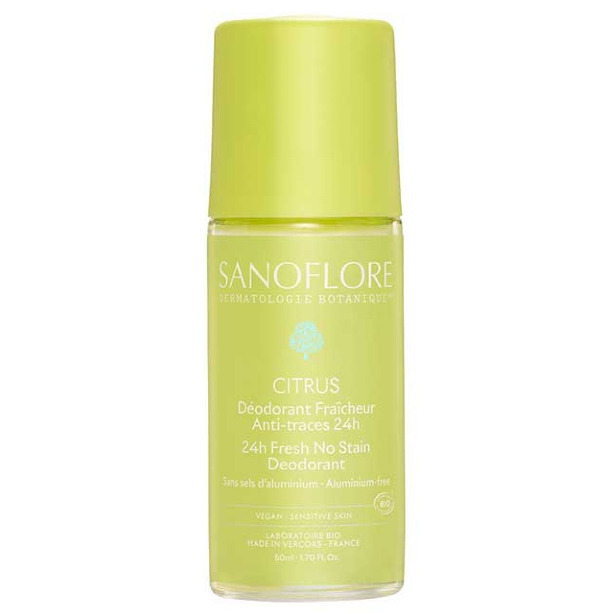 Sanoflore Deodorant Fresh 24H Citrus Organic 11x3,7x3,7 cm