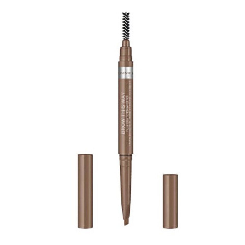 Rimmel London Brow This Way lápiz De Cejas 03-Dark Bown