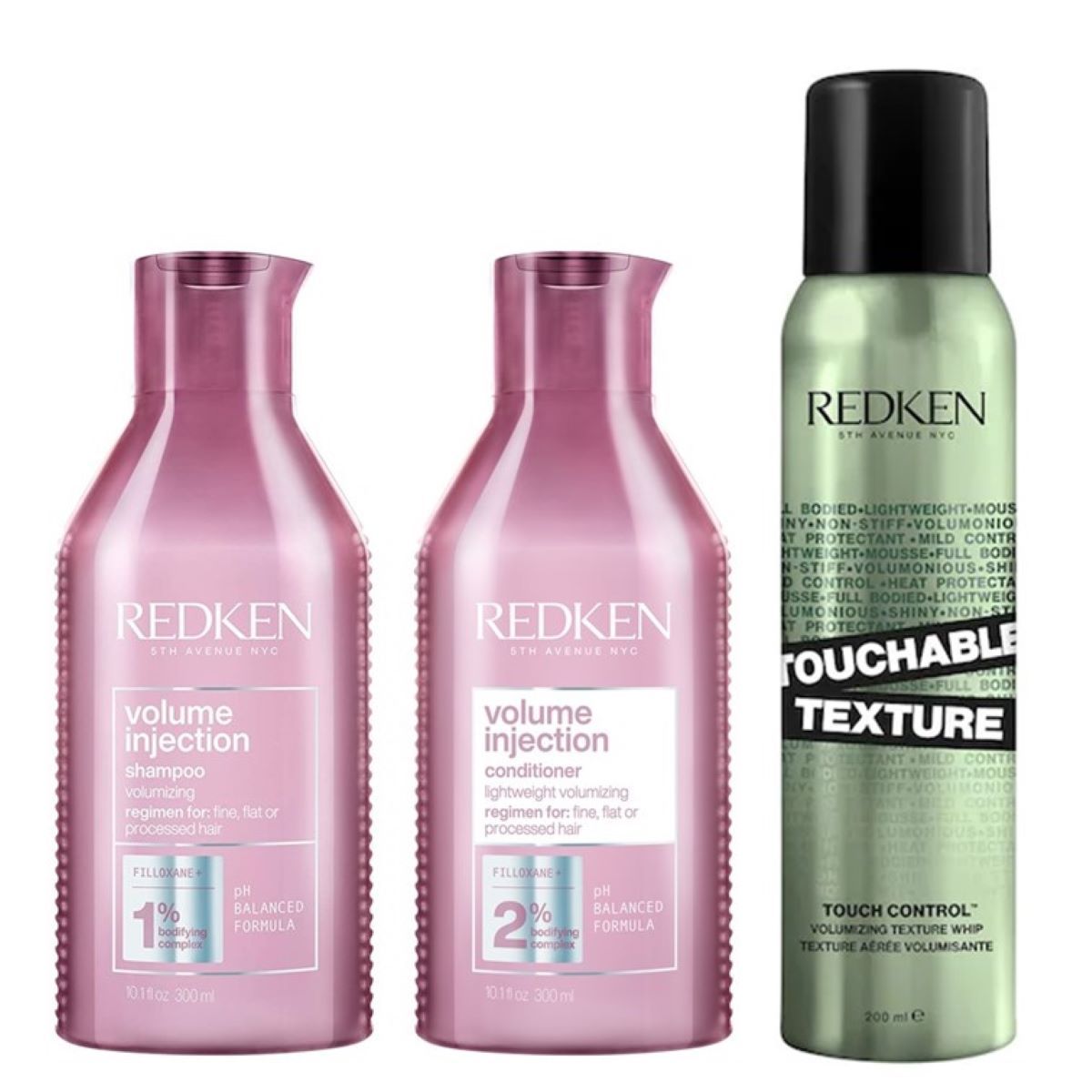 Redken Volume Injection Bundle Touchable Texture 800 ml