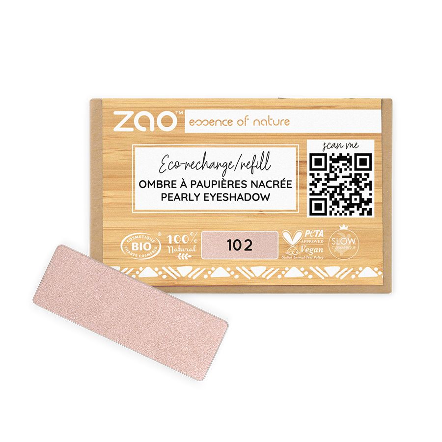 ZAO Make-up Ricarica Ombretto rettangolare Perlato 1 St