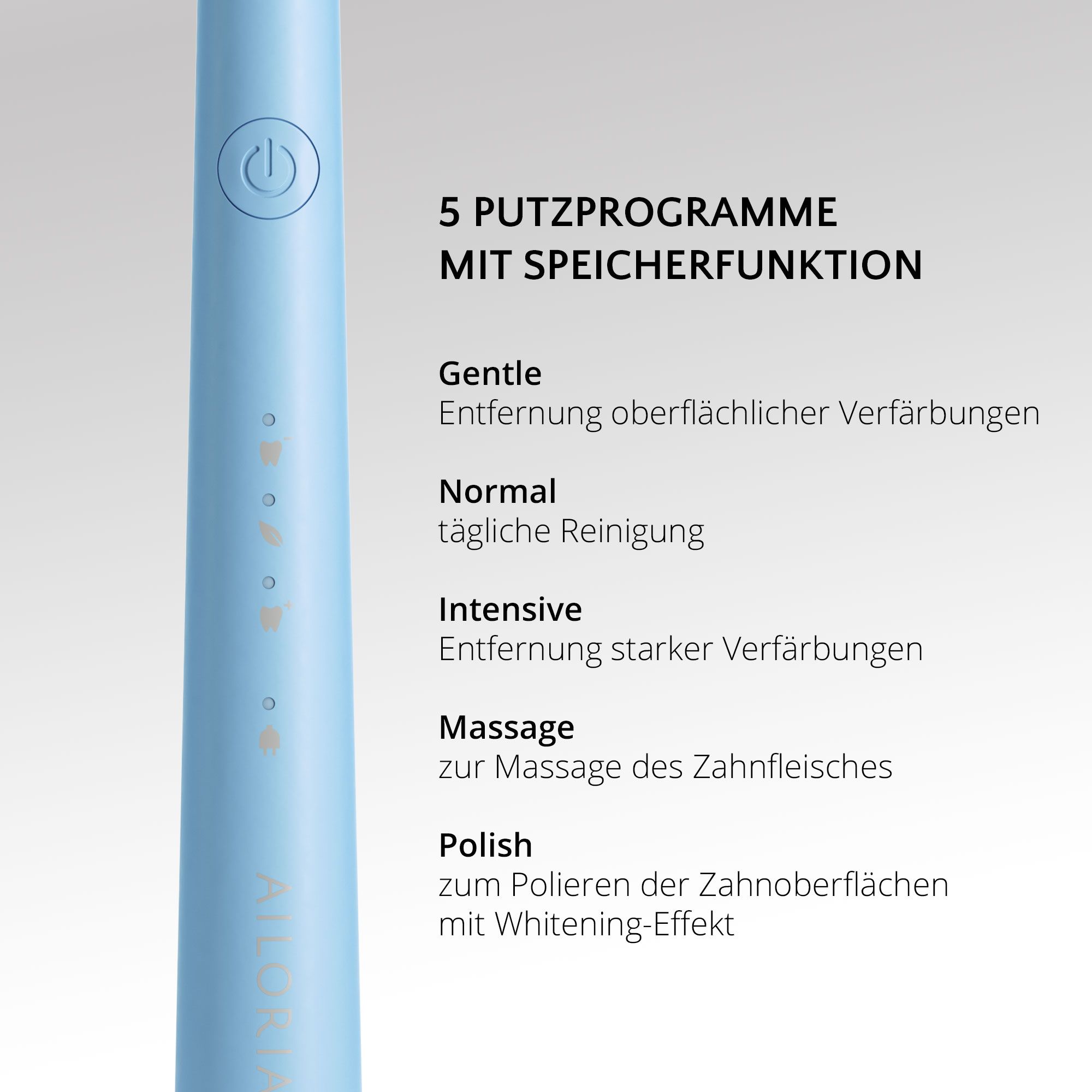 AILORIA PRO SMILE SET USB-Schallzahnbürste