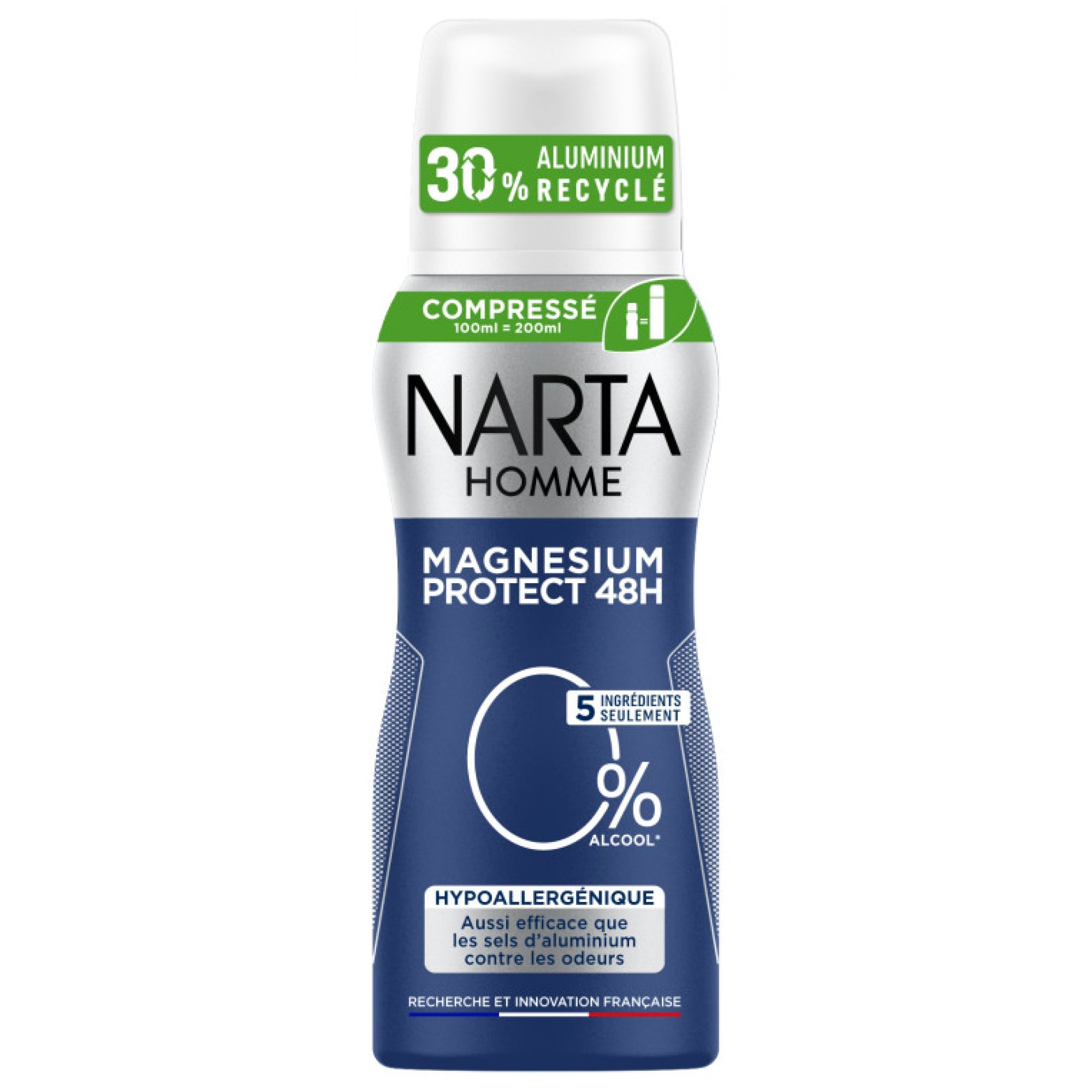 Narta Homme Magnesium Protect 48H Hypoallergenes Deodorant 13,3x4,4x4,4 cm
