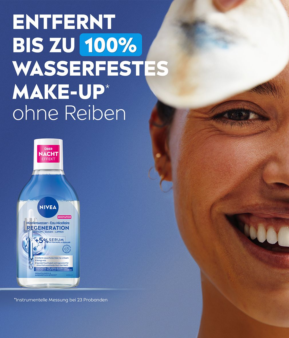 NIVEA Mizellenwasser Regeneration Make-Up Entferner