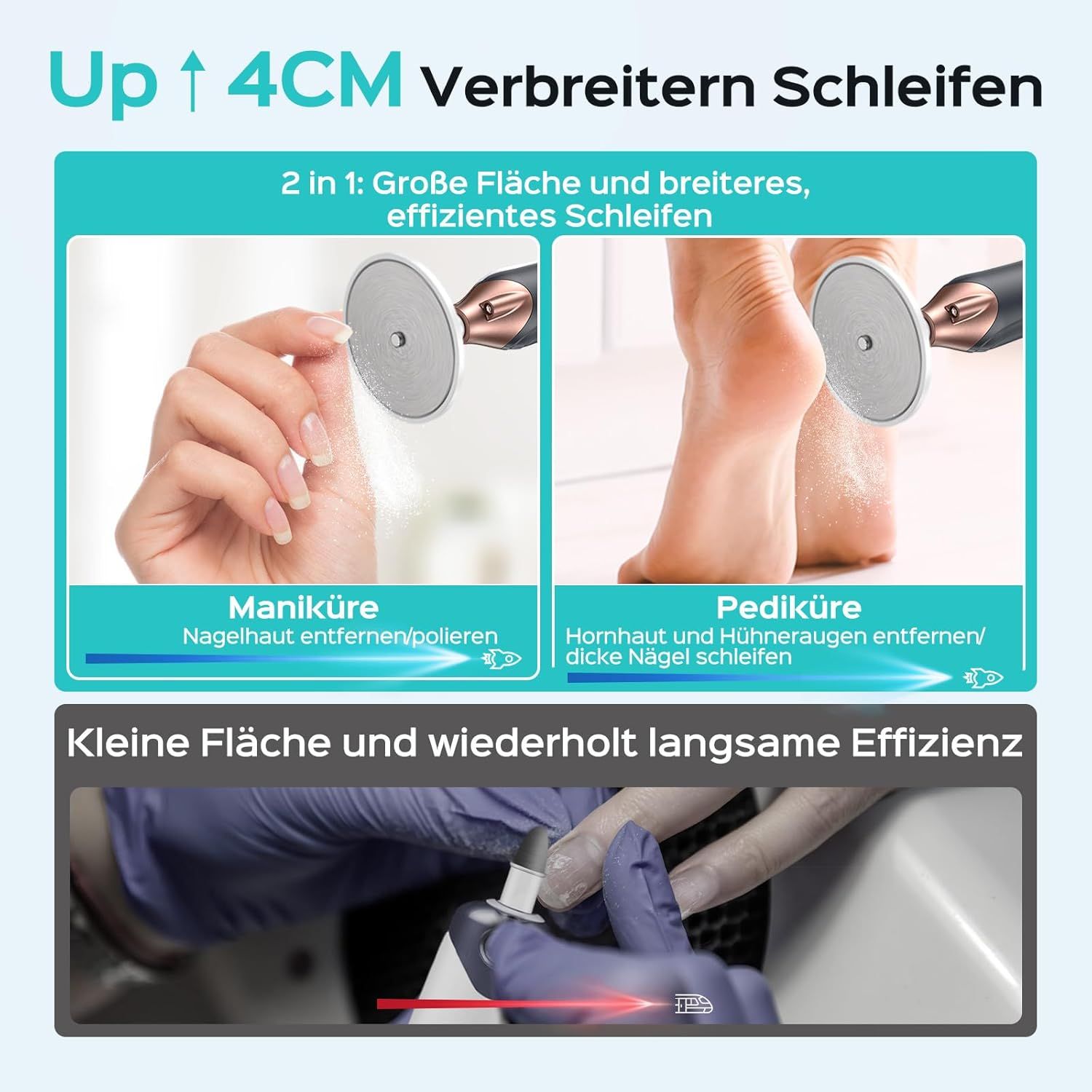 COSLUS  Professionelle Elektrische Nagelfräser Set