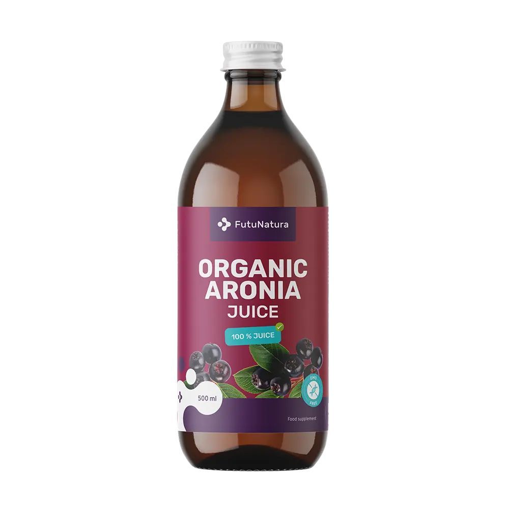 FutuNatura BIO Aroniasaft – 100 % Direktsaft 500 ml Saft
