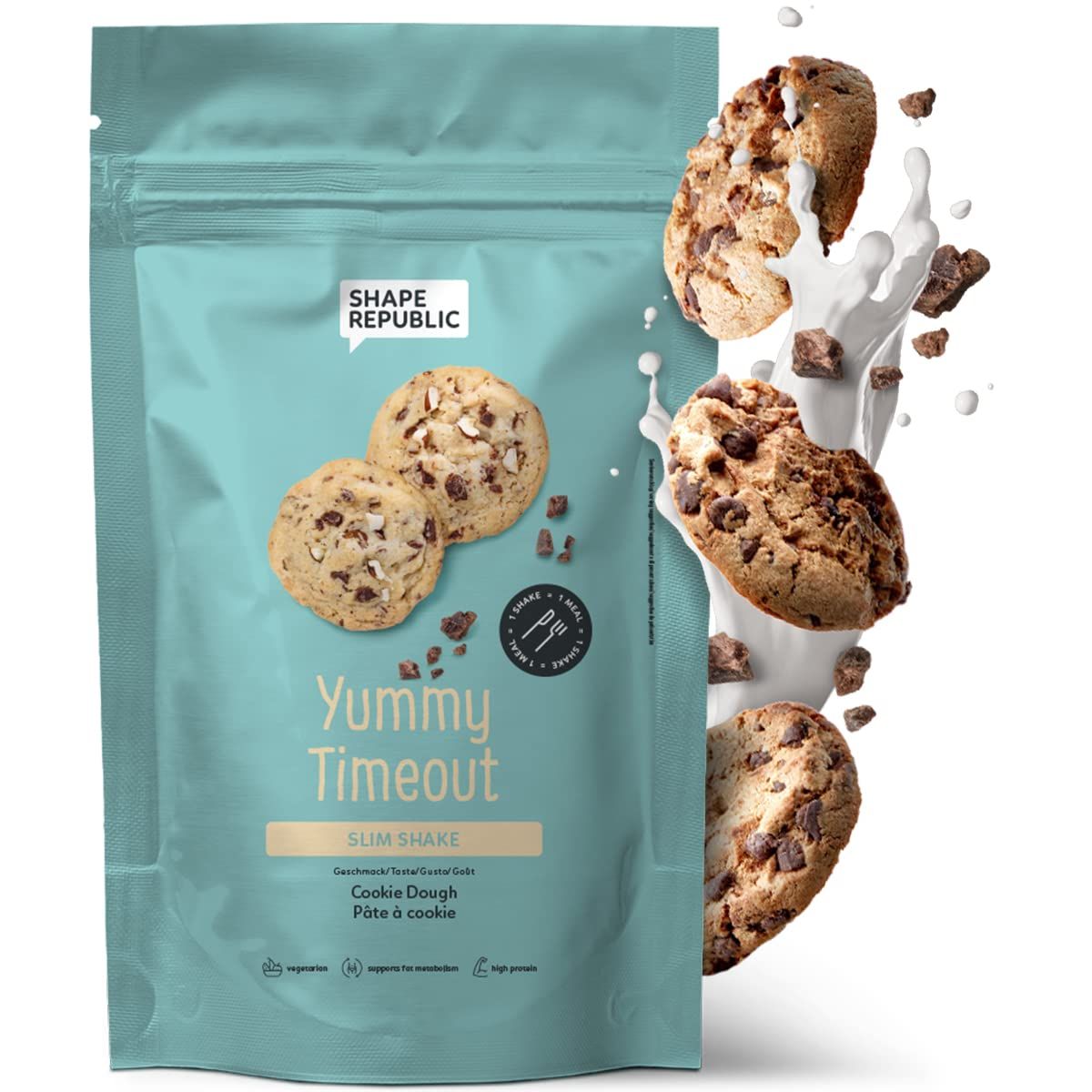 Shape Republic Slim Shake | Fitness Diät Shake zum Abnehmen | 24 Vitamine & Mineralstoffe