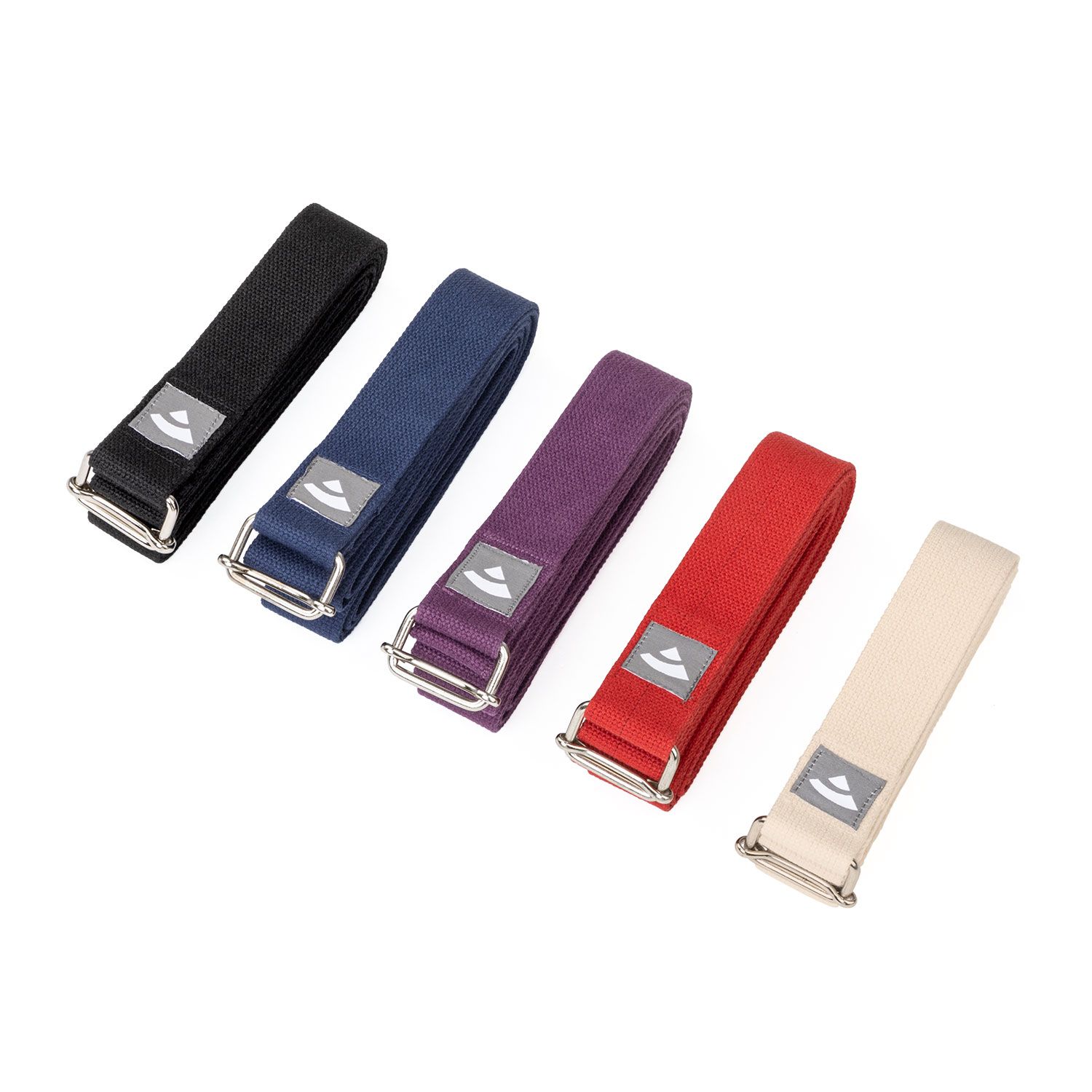 Asana Belt XL (PRO) aus Baumwolle mit Schiebeverschluss, weinrot 912-WR
