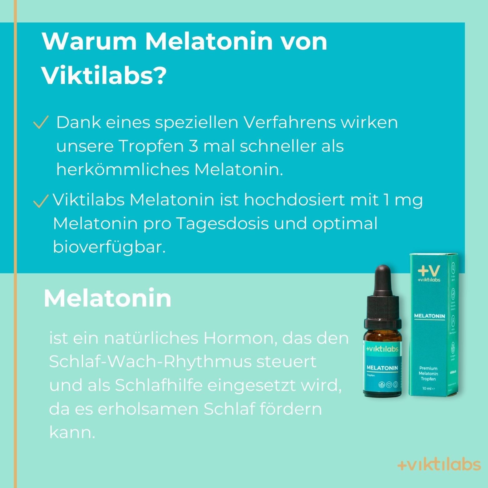 Viktilabs Melatonin: Dein Einschlaf-Turbo mit maximaler Bioverfügbarkeit