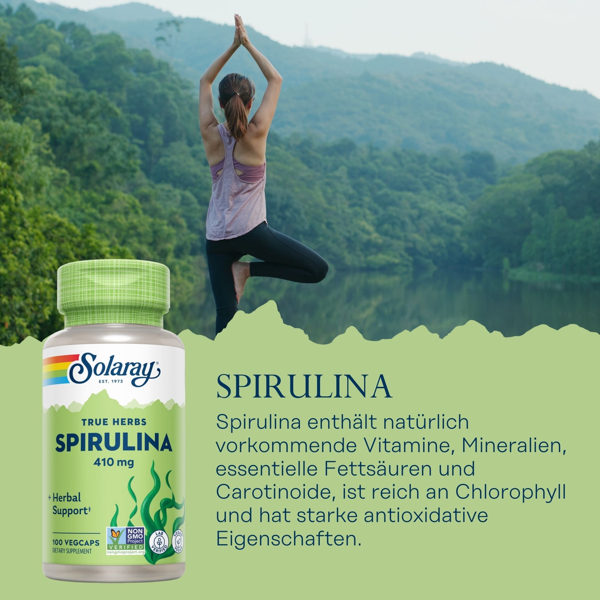 Solaray Spirulina 410 mg
