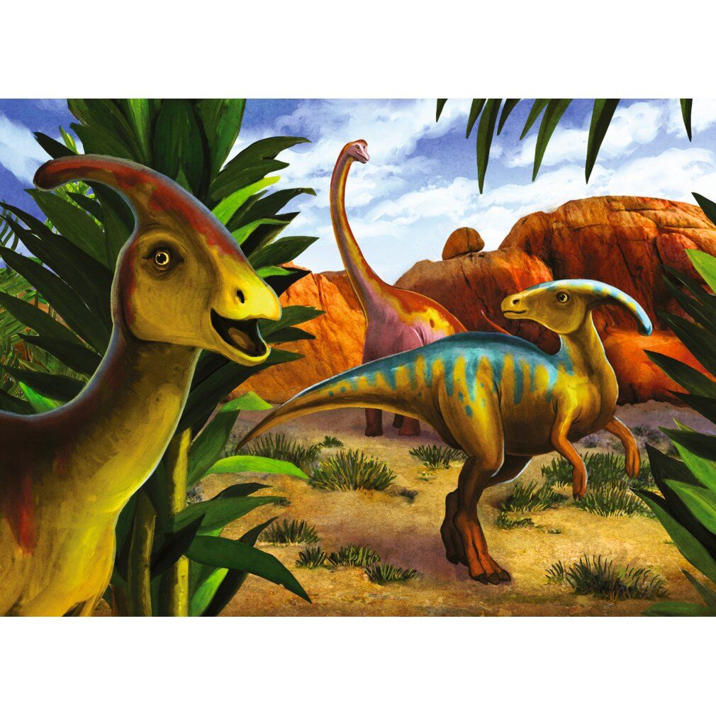 trefl Display Puzzle Dinosaurier Welt 20 Teile (24 Stück)