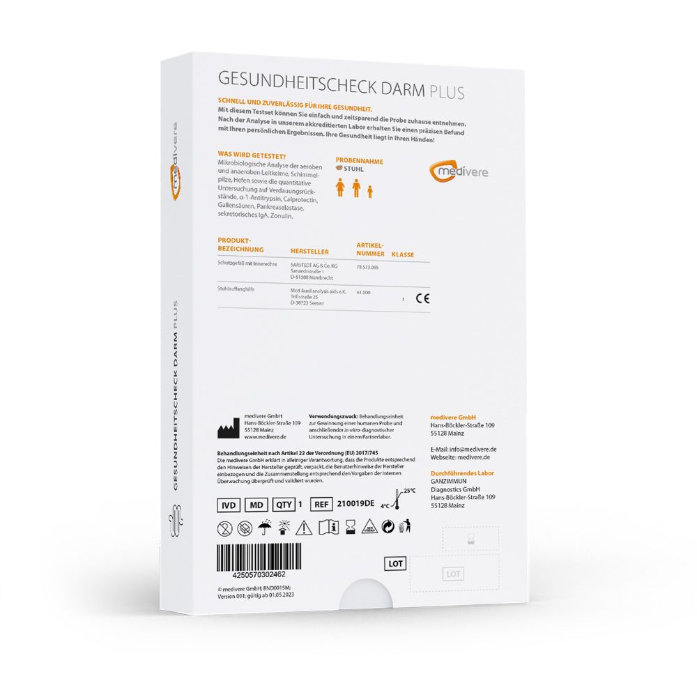 Gesundheitscheck Darm plus, 1 Stück, PZN 16816755 - Linden-Apotheke Gera | Gesünder · Besser · Leben