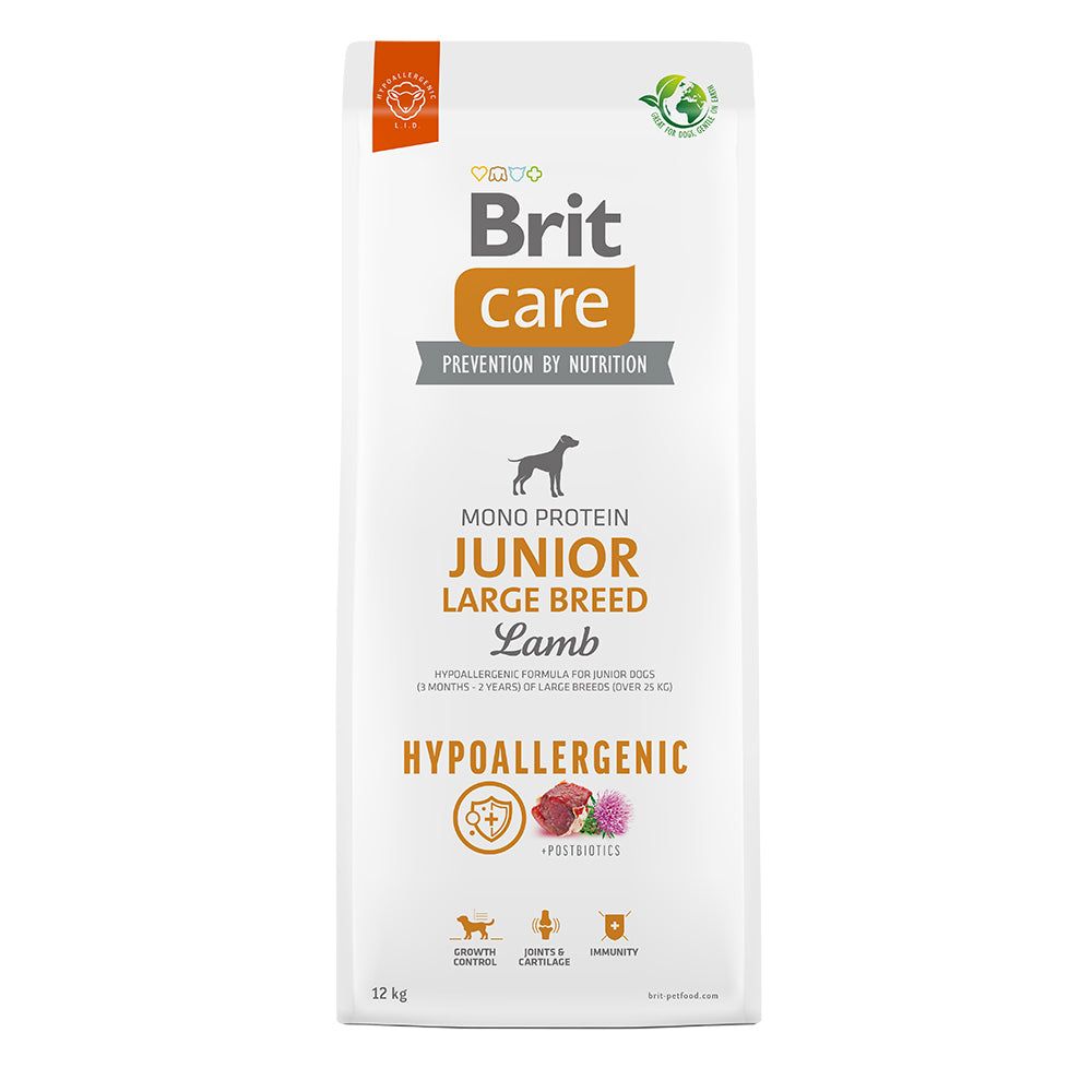 Brit Care Dog - Hypoallergenic Junior Large Breed Lamb 12 kg Futter