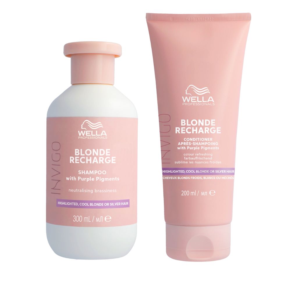 Wella Invigo Blonde Recharge Shampoo & Conditioner Set