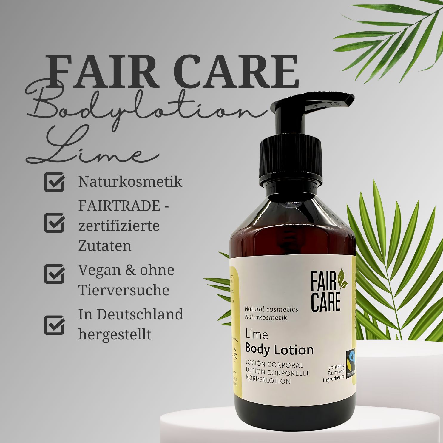 FAIR CARE Body Lotion Limette