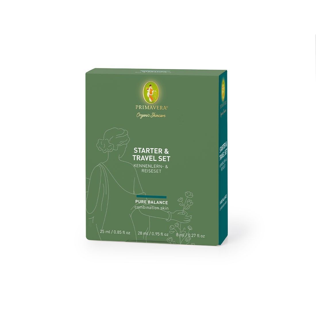 Primavera Organic Skincare Starter & Traveler Set Pure Balance