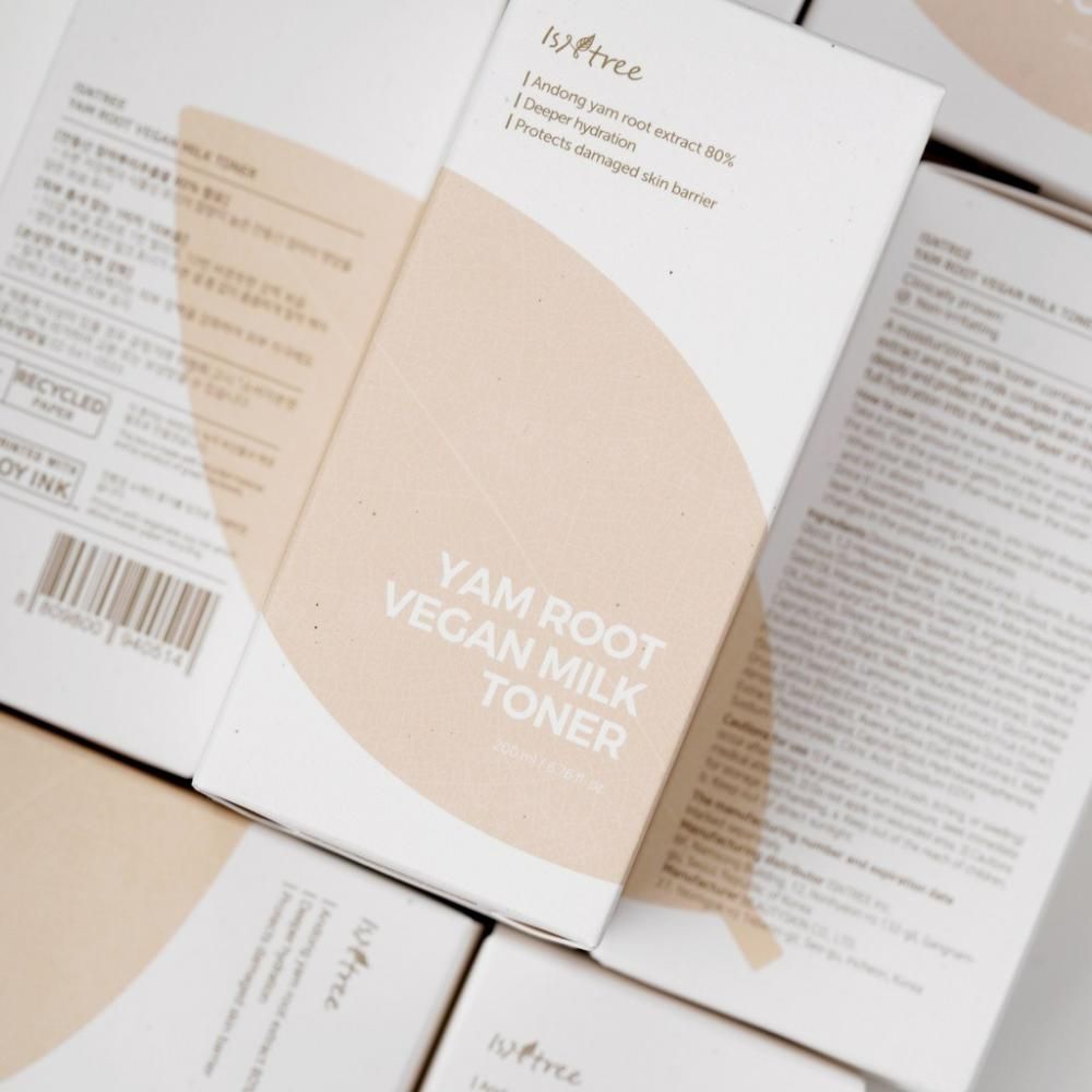 ISNTREE Yam Root Vegan Milk Toner Hydrating Face Toner
