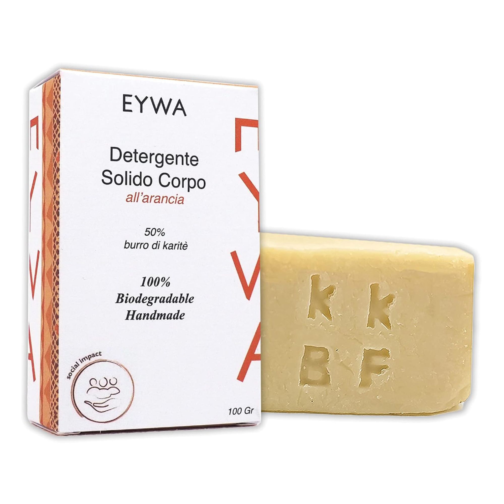 Eywa Detergente Corpo Solido all’Arancia Dolce Solid Beauty (100 g)