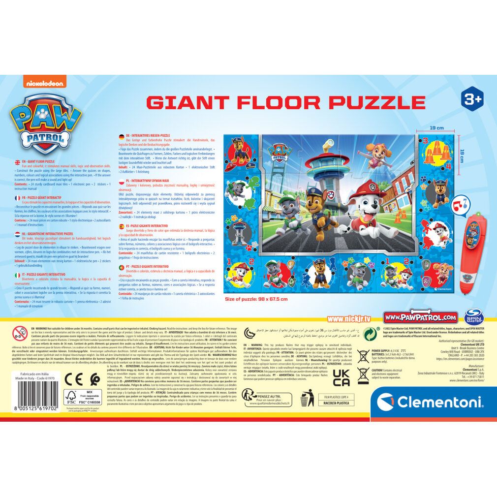 Quiz-Puzzle Paw Patrol boy