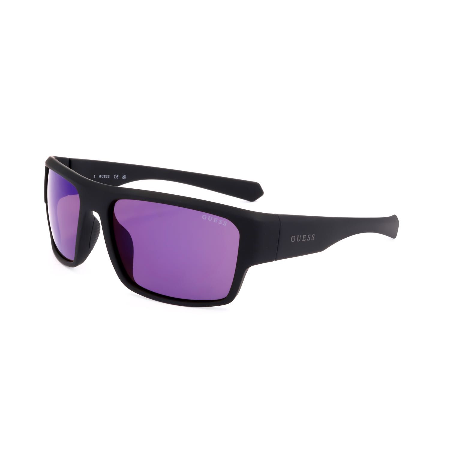 Guess Factory occhiali da sole uomo GF5115 black purple