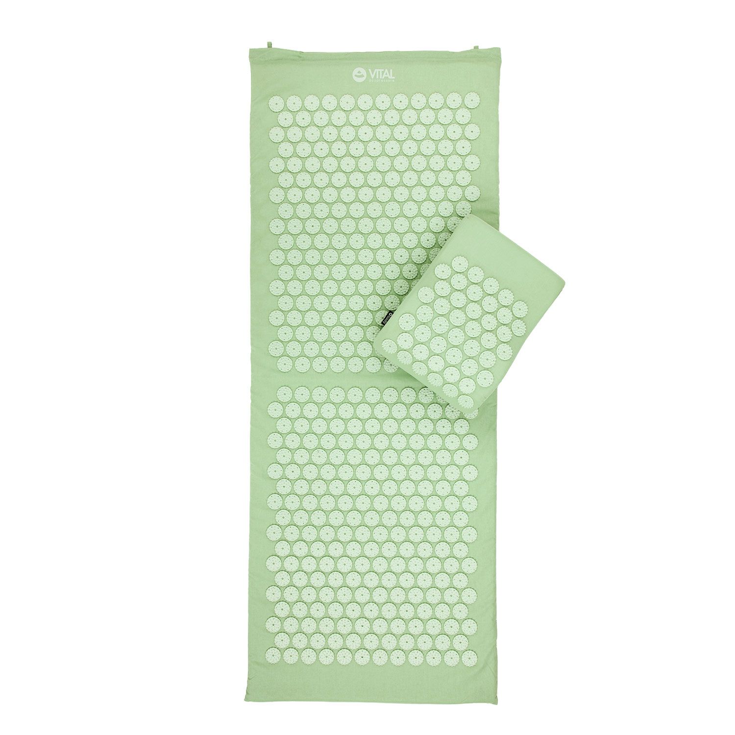 bodhi Vital Akupressur-SET XL pastellgrün: Akupressur-Matte mit Kissen und Tasche