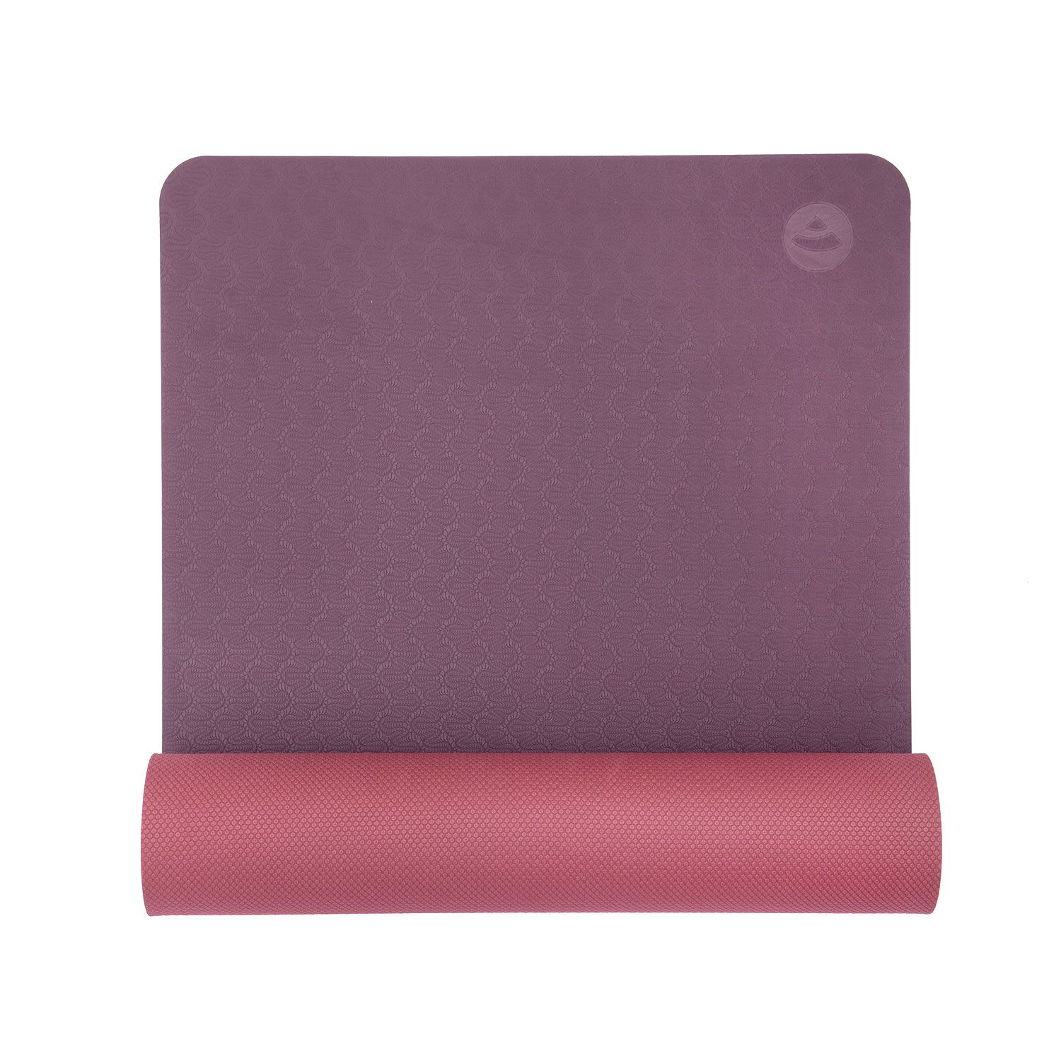 Yogamatte Lotus Pro, TPE aubergine/hell aubergine  942-NAU