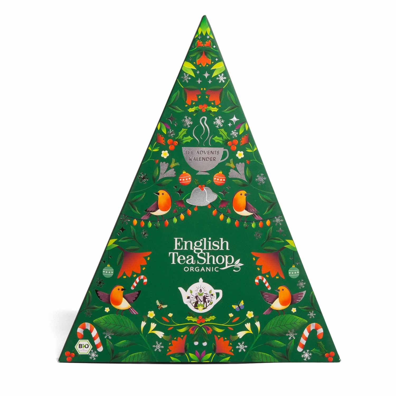 ETS - Tee Adventskalender Mosaik grün, bio