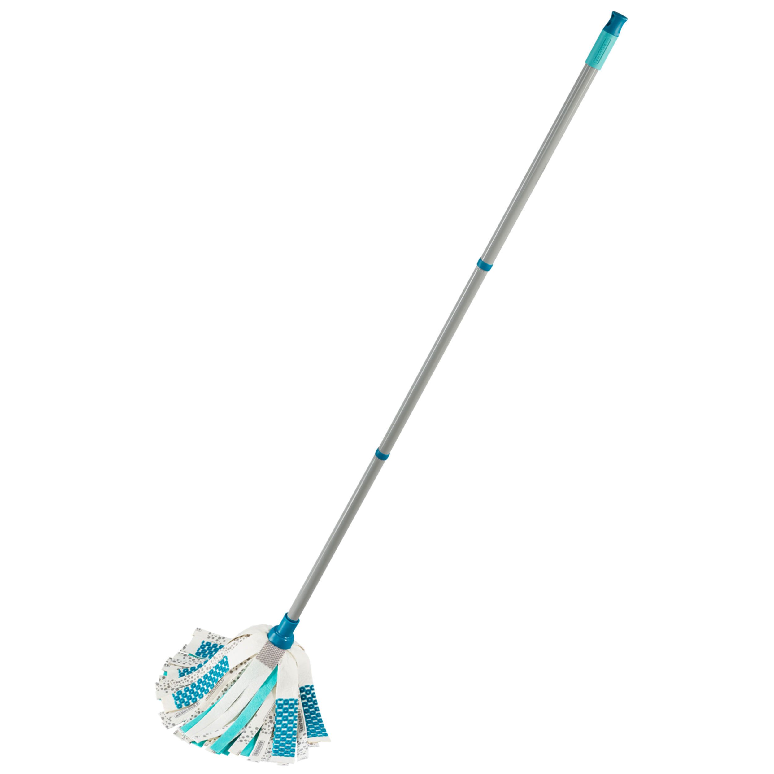 Leifheit Wischmopp Power Mop 3in1, Bodenwischer mit Schraubgewinde, 1.2 Meter