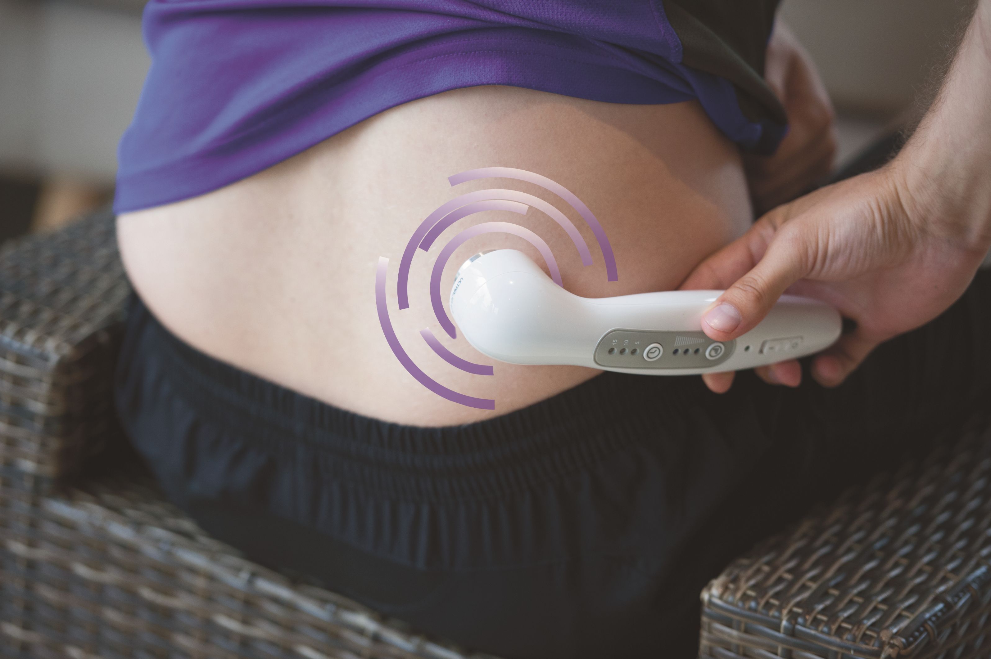 Revitive Ultraschall-Therapie Gerät mit Bedienelementen.
