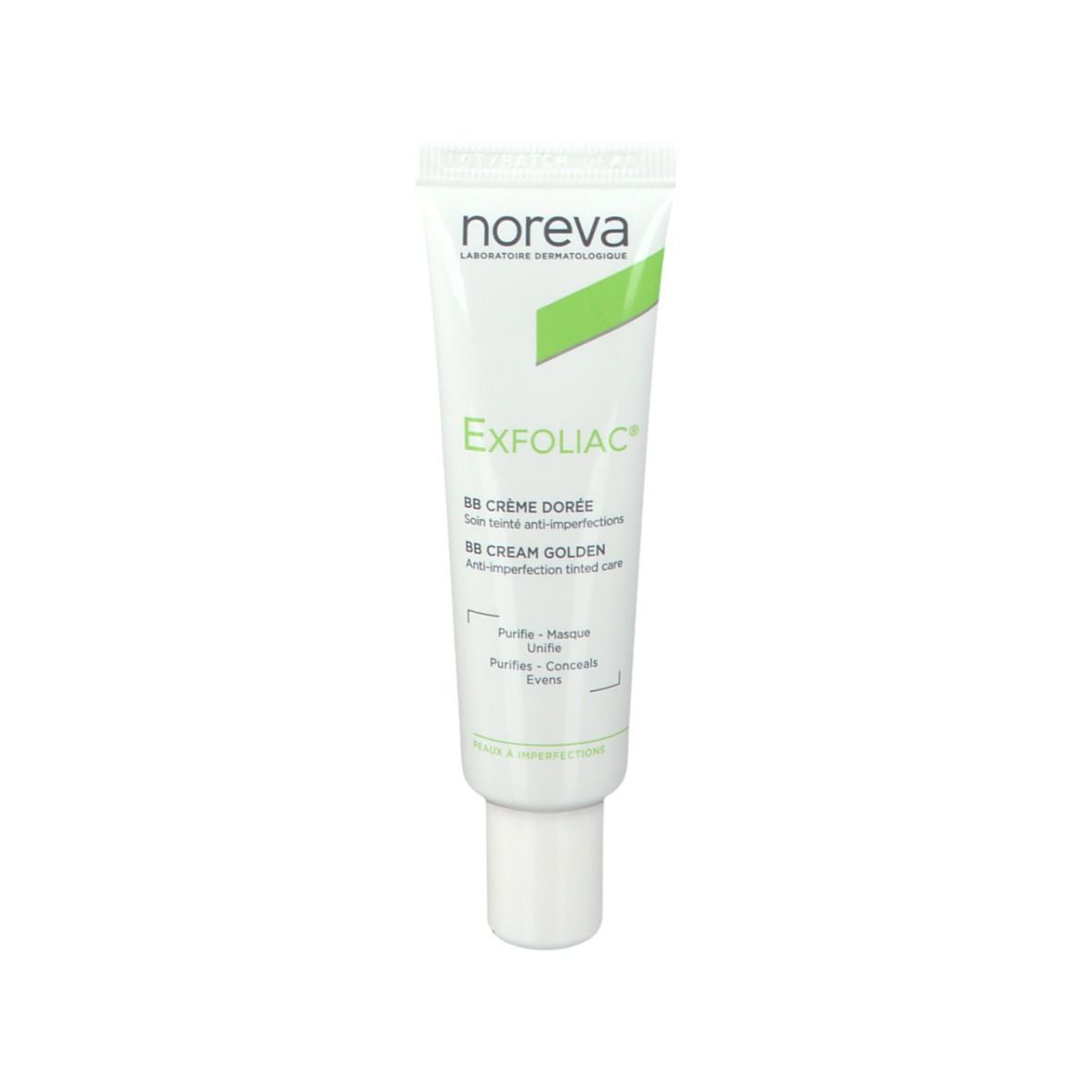 Noreva Exfoliac getönte BB-Creme dunkel 30 ml Tagescreme