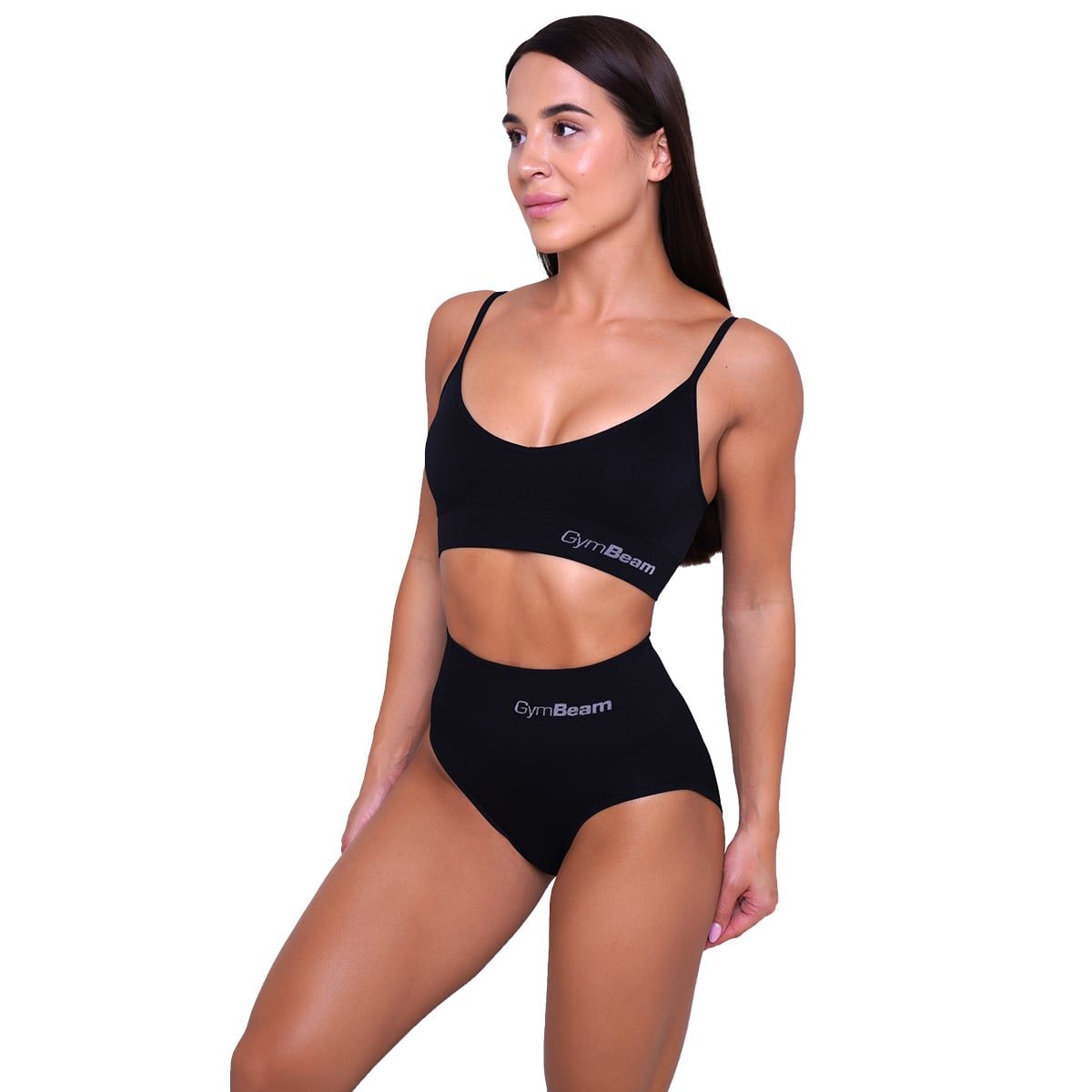 GymBeam Sport-BH Damen Triangle mit verstellbaren Trägern in Schwarz