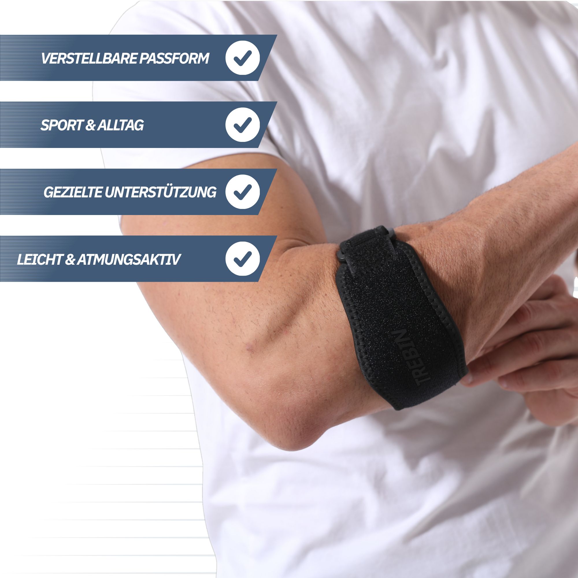 Trebin Ellenbogenbandage mit Gelpelotte