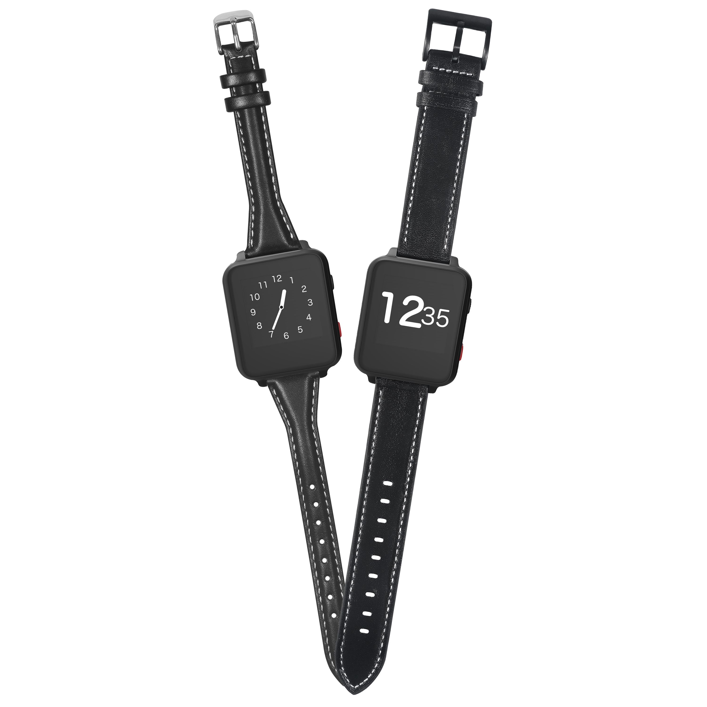 Anio 5 Care Senioren Smartwatch schwarz Klettverschluss mit SIM-Karte & Telefon