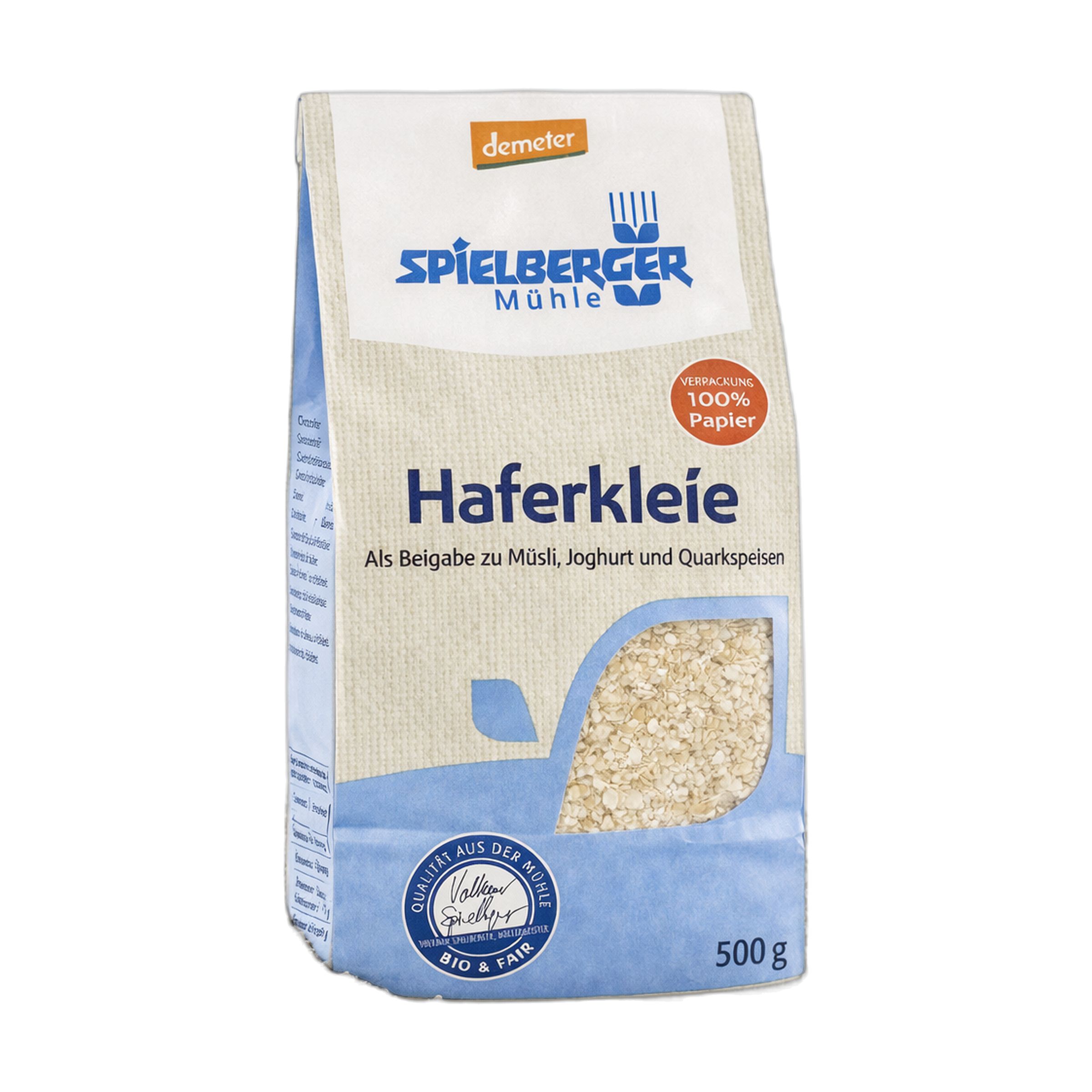 Spielberger Bio Haferkleie Demeter 500 g