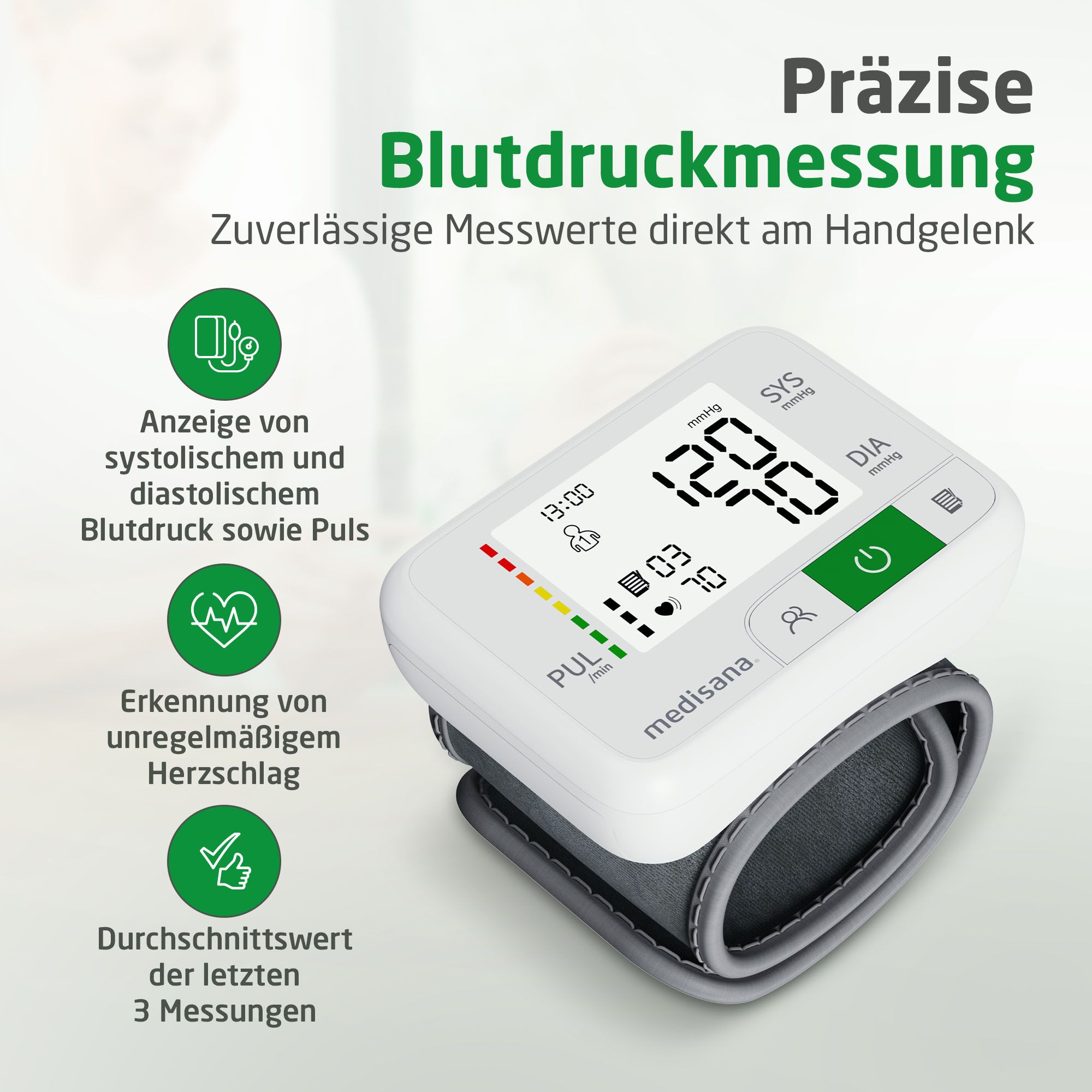 medisana BW 355 Handgelenk-Blutdruckmessgerät