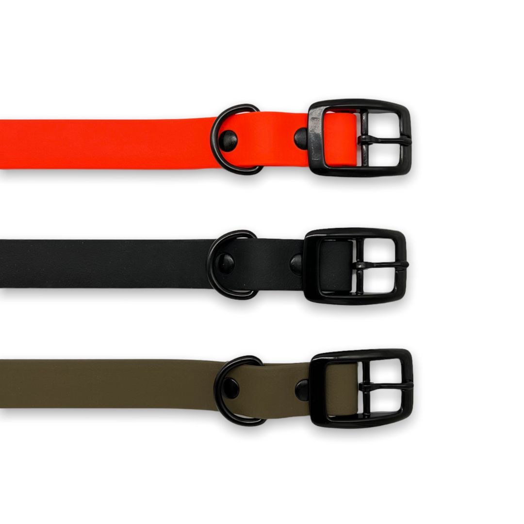 BioThane® Hundehalsband NEO Black - WOOFSTUFF