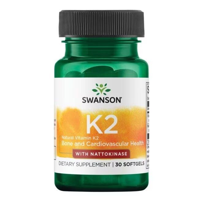 Swanson Vitamin K2 - mit Nattokinase 30 Pc