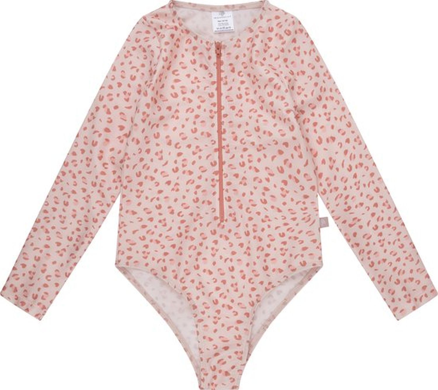 Swim Essentials LangarmUVBadeanzug für Mädchen alt Leoparden Muster/