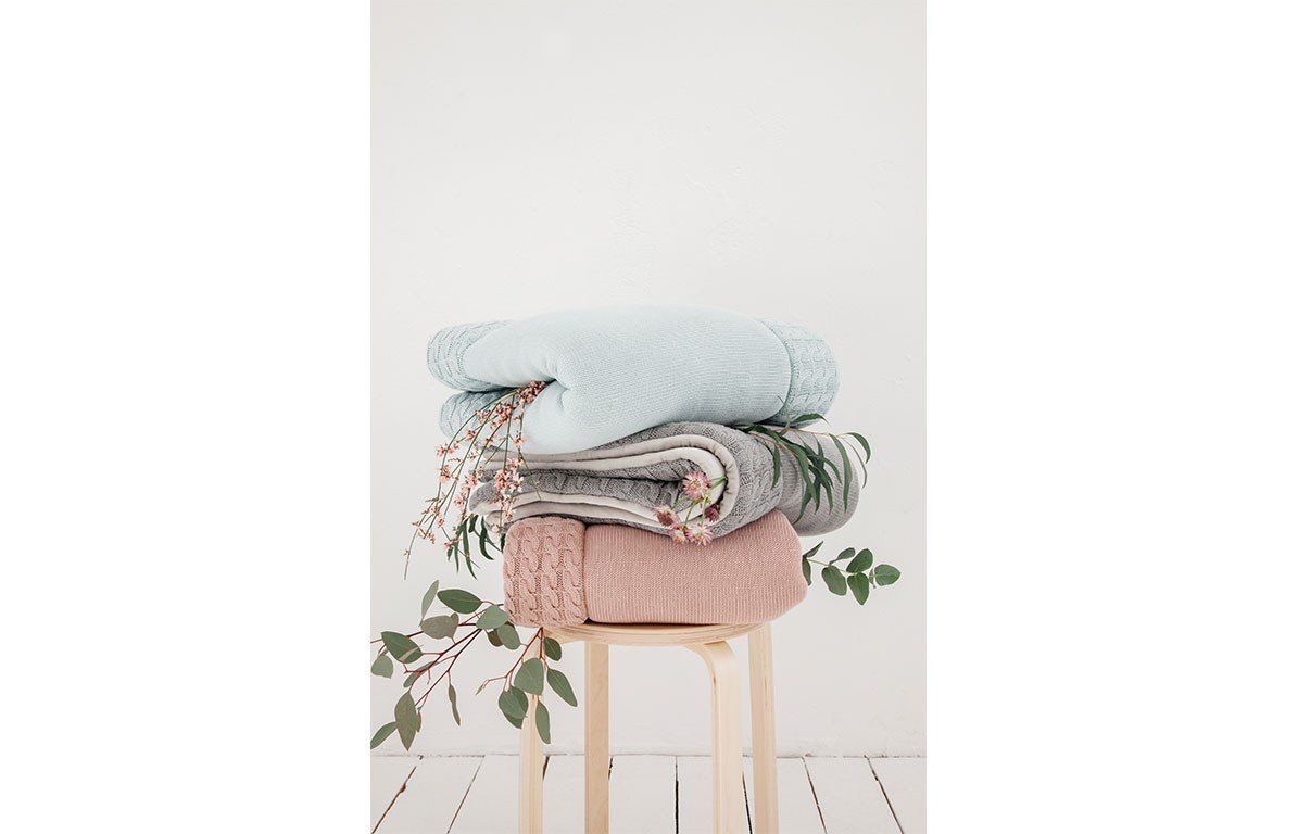 Kindsgut Krabbeldecke Grau