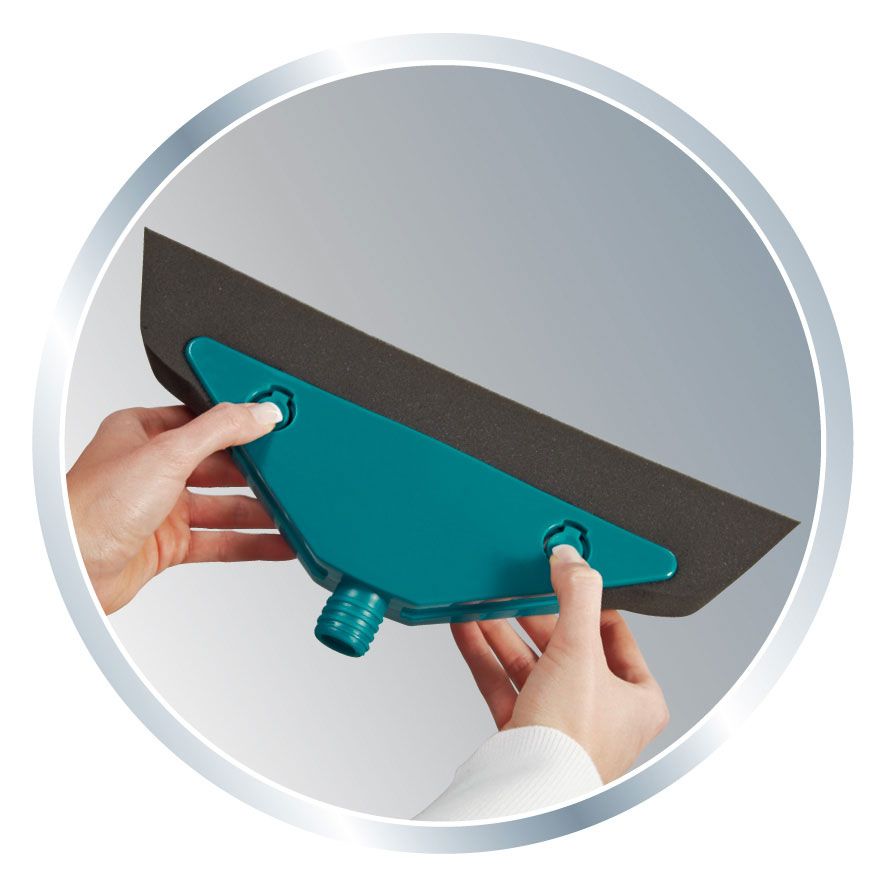 Leifheit Ersatzschaumstoff für Schaumstoffbesen Soft & Easy (55243), 34 cm