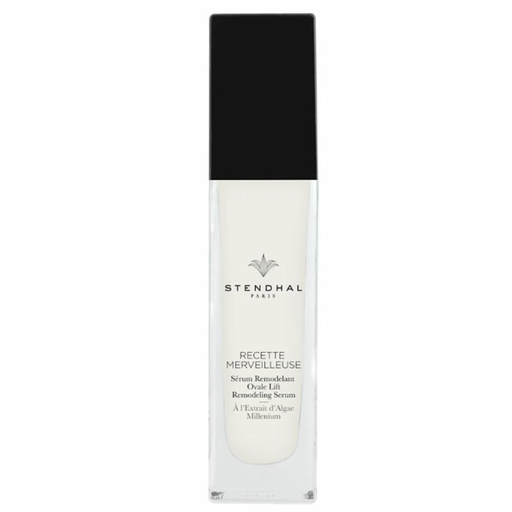 Stendhal Paris Flakon mit schwarzem Deckel und weißem Serum.