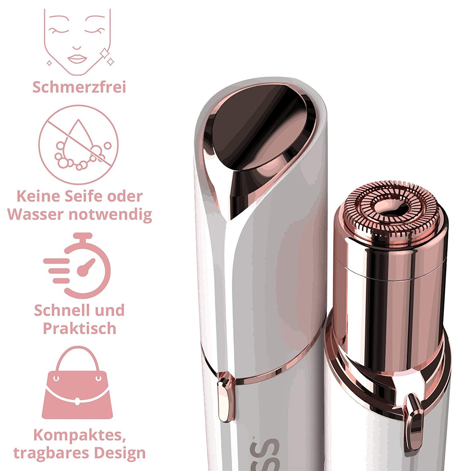 Flawless Finishing Touch - Wiederaufladbarer Haarentferner fürs Gesicht