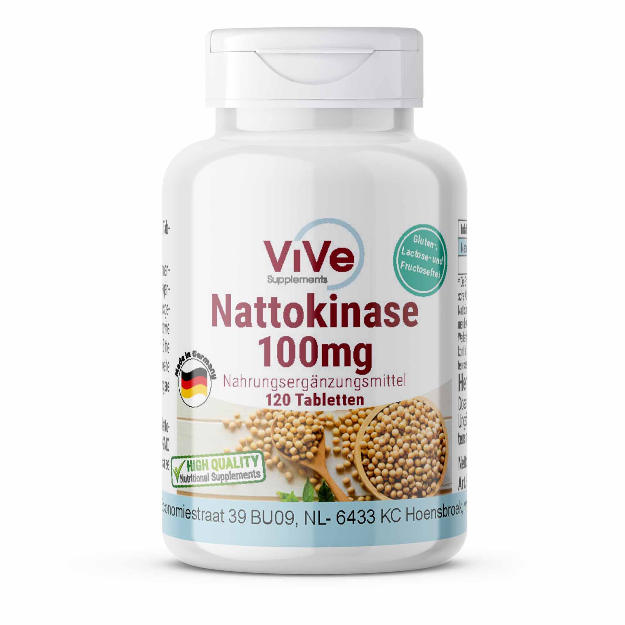 Vive Supplements | Nattokinase 100mg 120 St