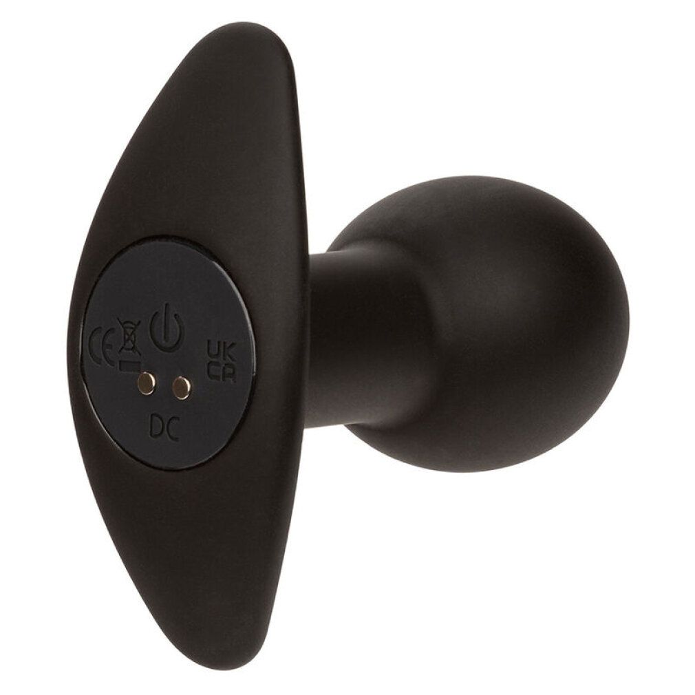 Rock Bottom Anal Plug 10 Vibrationen Silikon Schwarz 1 St