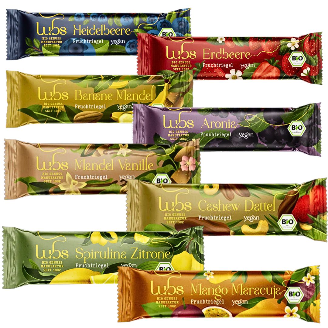 Linecase Bio Fruchtriegel probier Mix