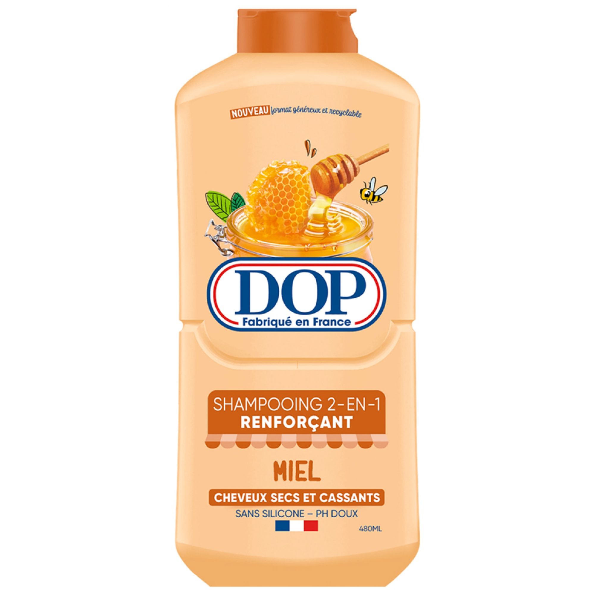 Dop Kräftigendes 2in1 Shampoo Honig Trockenes und Brüchiges Haar 4 8x5,2x19,5 cm